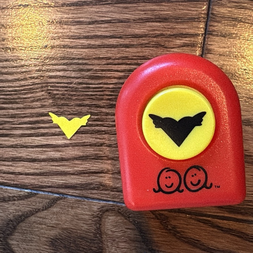 Red and Yellow Heart Punch Cutter